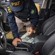 PRF intercepta US$ 140 mil ocultos em veículo na BR-285, em São Borja