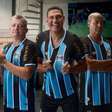 Grêmio lança novos uniformes para 2026 em homenagem à Tríplice Coroa
