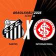 Santos x Inter, AO VIVO, com a Voz do Esporte, às 20h