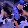 Câmera registra agressão de homem contra ex em elevador de prédio em SP; veja