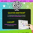 Confira a programação completa dos shows e horários do Lollapalooza 2026