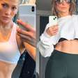 Jennifer Lopez, de 56 anos: 'Assim que acordo, coloco minha roupa de ginástica. Antes eu treinava intensamente; agora treino de forma inteligente: 40 minutos de musculação para não perder massa muscular com a idade'