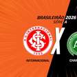 Internacional x Chapecoense: onde assistir, escalações e arbitragem
