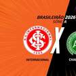 Internacional x Chapecoense, AO VIVO, com a Voz do Esporte, às 17h