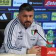 Gattuso faz pedido para jogadores da Itália antes da repescagem: "Serenidade"