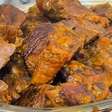 Carne de panela de pressão com paleta, que fica muito suculenta e chega a derreter na boca