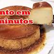 Pudim de 10 minutos, a sobremesa mais rápida do mundo, que fica perfeita e com um sabor incrível