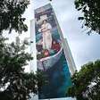 Mural Gigante em Porto Alegre homenageia a imigração italiana no estado