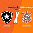 Botafogo x Corinthians (feminino): onde assistir, escalações e arbitragem