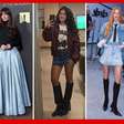 Saia jeans vira queridinha das famosas, como Marina, Isis e mais