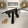 Brigada Militar apreende submetralhadora artesanal e prende homem por tráfico em Caxias do Sul