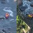 Homem se joga de precipício de quase 40 metros para fugir de ataque de abelhas no litoral de SP