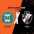 Coritiba x Vasco, AO VIVO, com a Voz do Esporte, às 19h