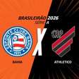 Bahia x Athletico: onde assistir, escalações e arbitragem