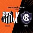 Santos x Remo, AO VIVO, com a Voz do Esporte, às 17h30