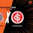 Corinthians x Internacional, AO VIVO, com a Voz do Esporte, às 18h