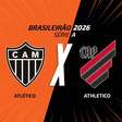 Atlético-MG x Athletico-PR, AO VIVO, com a Voz do Esporte, às 16h