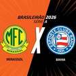 Mirassol x Bahia, AO VIVO, com a Voz do Esporte, às 17h