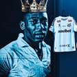 Em ação inédita, Santos usará marca registrada de Pelé no uniforme em jogo pelo Brasileirão