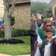 Astronauta da Artemis II é recebido com festa por vizinhos ao voltar para casa