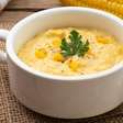 Creme de milho com sabor de comida caseira de verdade