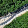 Ponte de Guaratuba usa 23 mil pneus reciclados para asfalto