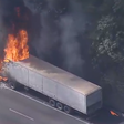 Caminhão pega fogo e interdita Rodovia Anhanguera, em SP