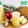 Suco detox para limpar o organismo e desinchar de forma natural, com ingredientes simples