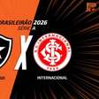 Botafogo x Internacional, AO VIVO, com a Voz do Esporte, às 17h