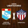 Sporting Cristal x Junior Barranquilla: onde assistir, escalações e arbitragem