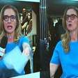 Jornalista da GloboNews é flagrada nervosa segundos antes de entrar ao vivo