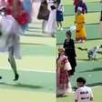 Robô perde controle durante apresentação, dá golpes no ar e assusta estudantes em escola na China