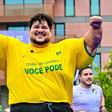 Brasileiro com 200 kg viraliza ao concluir maratona de 10 km e emociona internautas: 'O mamute passou'