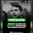 Michelle Bolsonaro comemora rejeição de Messias no Senado: 'Justiça de Deus foi feita'