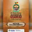 41º Rodeio Crioulo Internacional de Osório é reagendado para julho; Tafona da Canção Nativa mantém calendário original