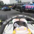 F1: Colisão entre Pierre Gasly e Liam Lawson será investigada após capotagem