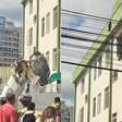Avião de pequeno porte cai e atinge prédio residencial em Belo Horizonte