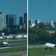 Avião que saiu de Guarulhos arremete após enfrentar fortes ventos na pista do aeroporto de Buenos Aires