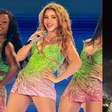 Cristo Redentor é iluminado com cores da Colômbia durante show de Shakira