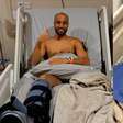 Lucas Moura aparece cantando louvor após cirurgia: 'Serenidade que só Deus explica', diz esposa