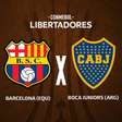 Barcelona de Guayaquil x Boca Juniors: onde assistir, escalações e arbitragem