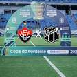 Vitória e Ceará decidem vaga na semifinal da Copa do Nordeste em duelo de gigantes no Barradão