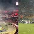 Confusão interrompe jogo do Flamengo e Independiente de Medellín na Libertadores