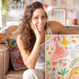 Ela transformou os desenhos da filha em arte e encontrou um jeito de eternizar a infância