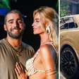 Pedro Scooby 'mima' Cíntia Dicker com carro de luxo estimado em R$ 1,2 milhão