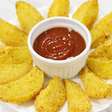 Batata assada crocante para o Dia das Mães: muito melhor que batata frita, uma delícia