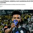 Jogador exibe caneleira de rival e será dispensado na Arábia Saudita