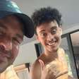 Com o pai internado, filho de Diogo Nogueira emociona com mensagem: 'Sempre contigo'