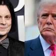Jack White mal consegue encontrar palavras para descrever aquela estátua dourada de Trump de 6,7 metros