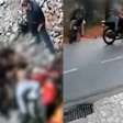 Motociclista sem habilitação e com sinais de embriaguez cai em cratera e deixa dois feridos em MG